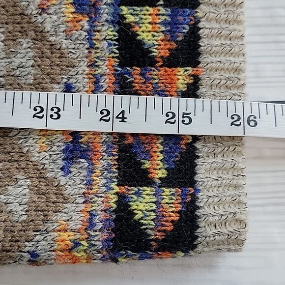 Debut Aztec print cardigan open front - beige Women's Size S/M - Picture 10 of 10